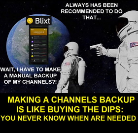 Blixt Backup Options